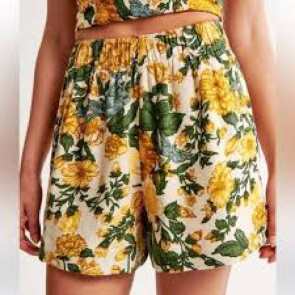 A&F linen shorts